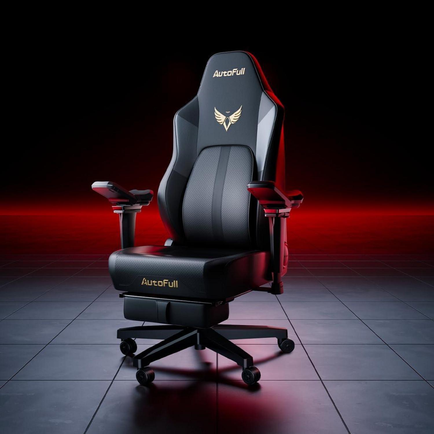AutoFull M6 Gaming Stuhl mit Sitzbelüftung/Heizung & 6D