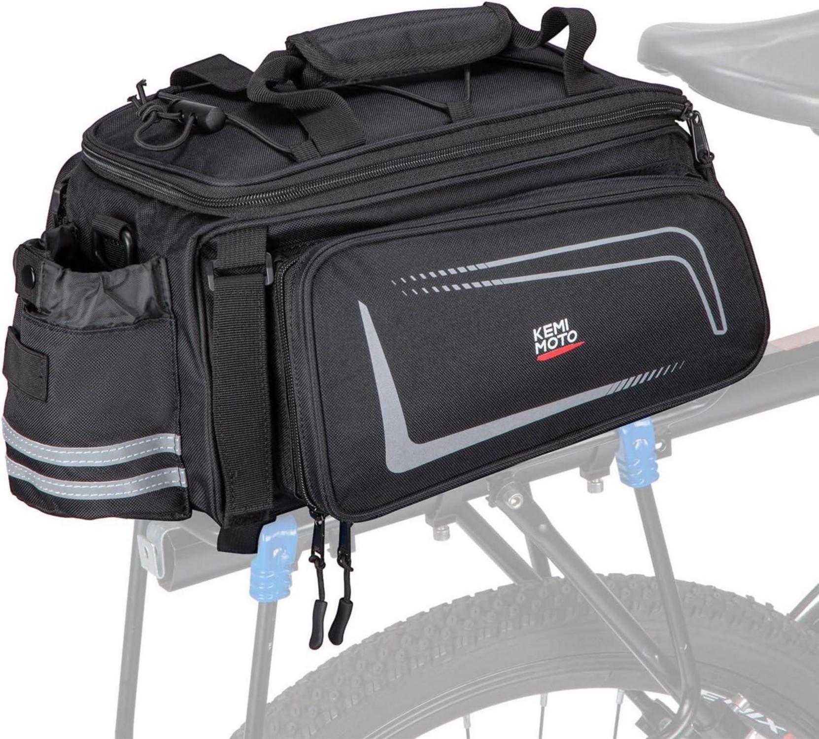 Fahrradtasche mit 2 IN 1 Funktion, 15L erweiterbar, wasserdicht