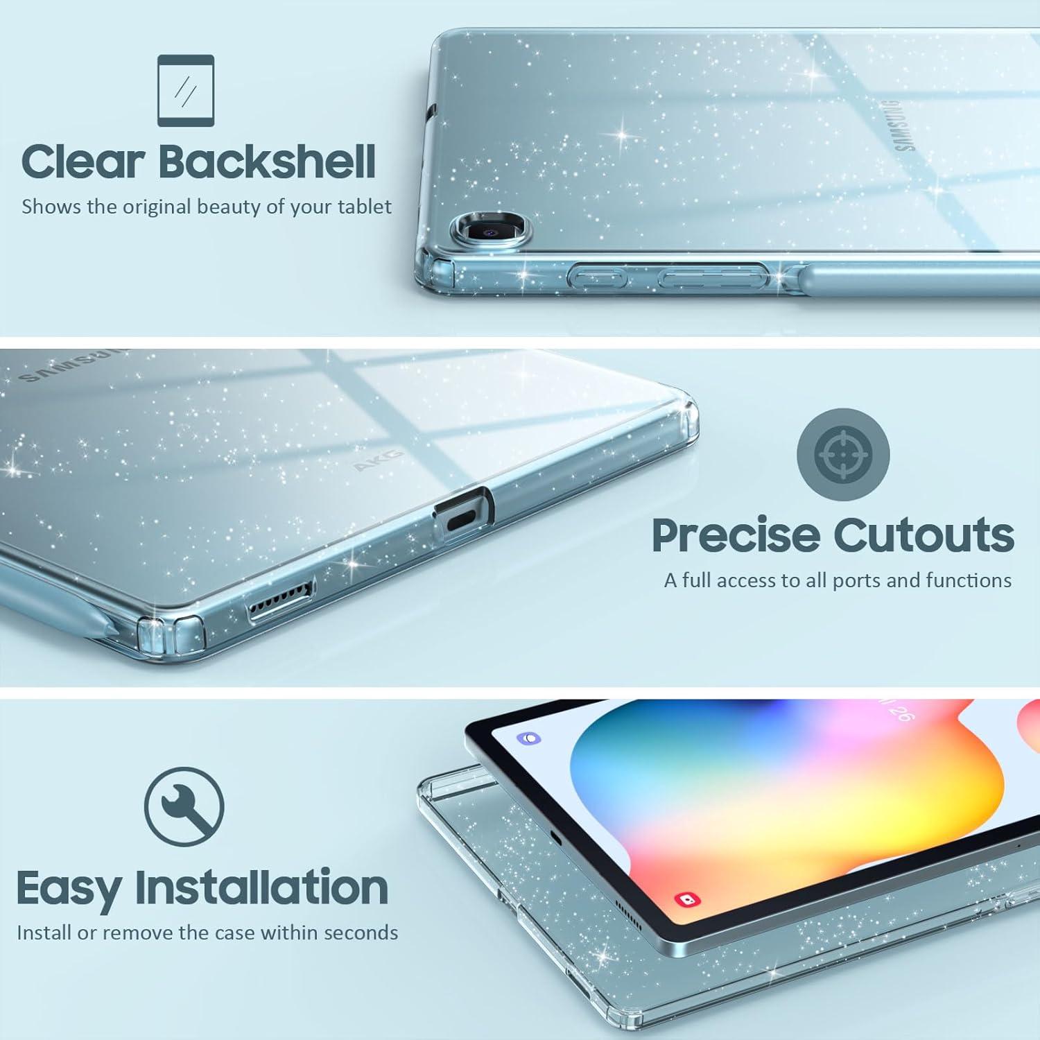 Klare TPU Schutzhülle für Samsung Galaxy Tab S6 Lite 10,4 Zoll