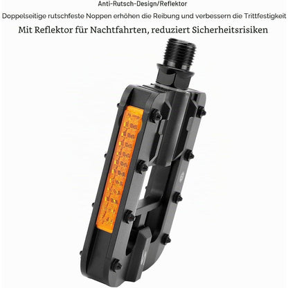 Klappbares Fahrradpedal aus Aluminiumlegierung mit rutschfestem Nagel