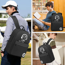 Laptop Rucksack Schwarz, Schulrucksack Mädchen