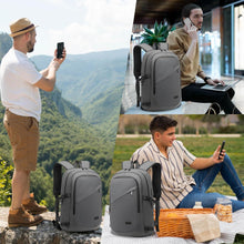 Laptop-Rucksack Diebstahlsicherung Reiserucksack A-grau