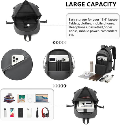 Laptop-Rucksack Diebstahlsicherung Reise Business Arbeit 15,6 Zoll