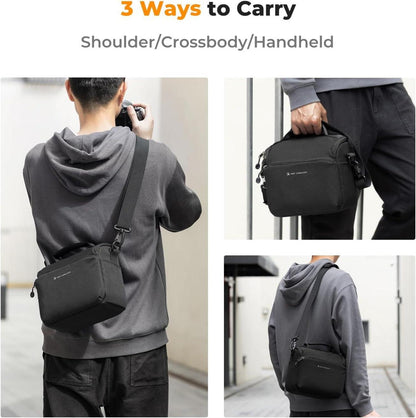 Kamera-Rucksack Umhängetasche SLR-Tasche Fotografen Schwarz Premium-Qualität