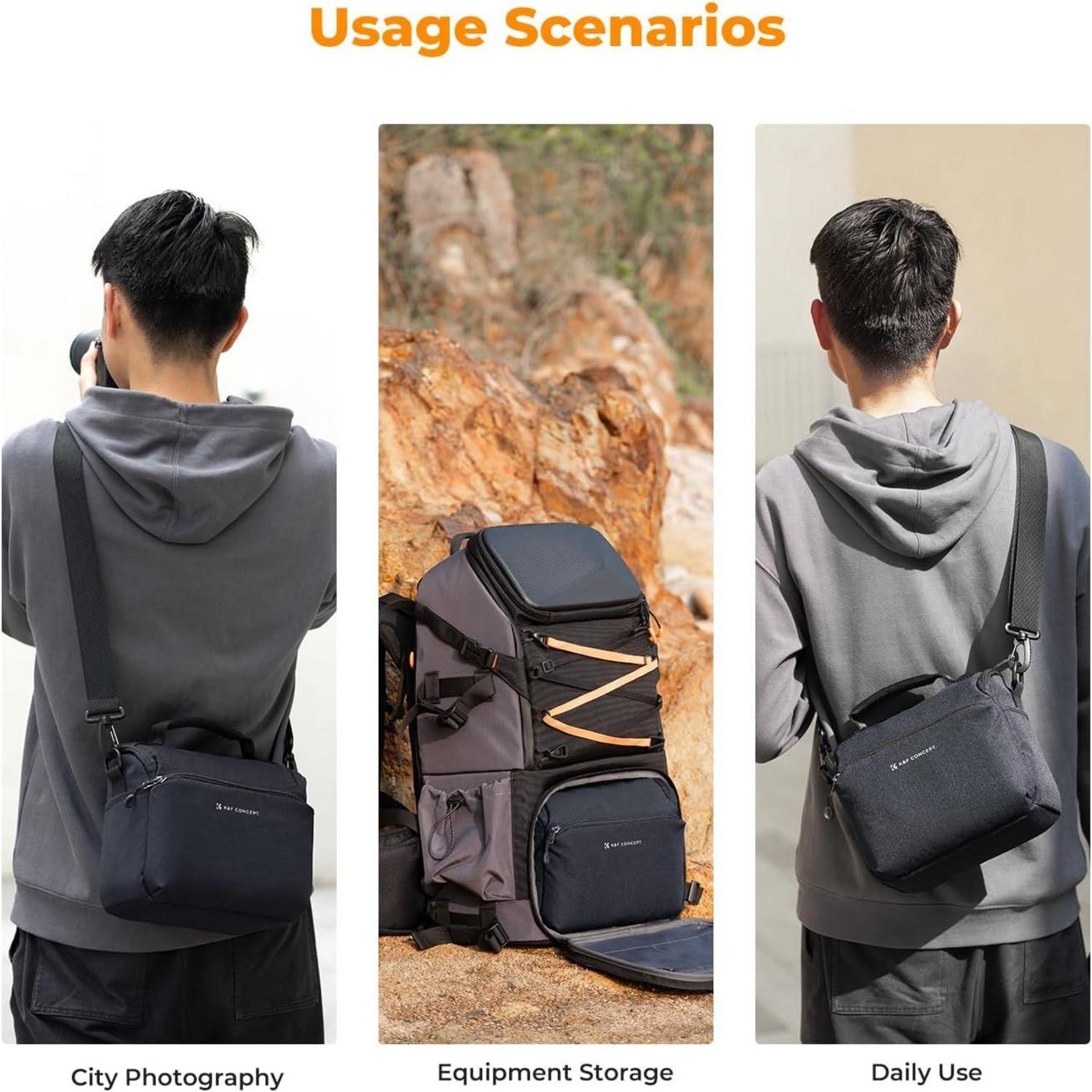 K&F Concept Kamera-Umhängetasche SLR Liner Tasche für Fotografen