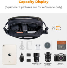 K&F Concept Kamera-Rucksack Schultertasche Canon Nikon Sony
