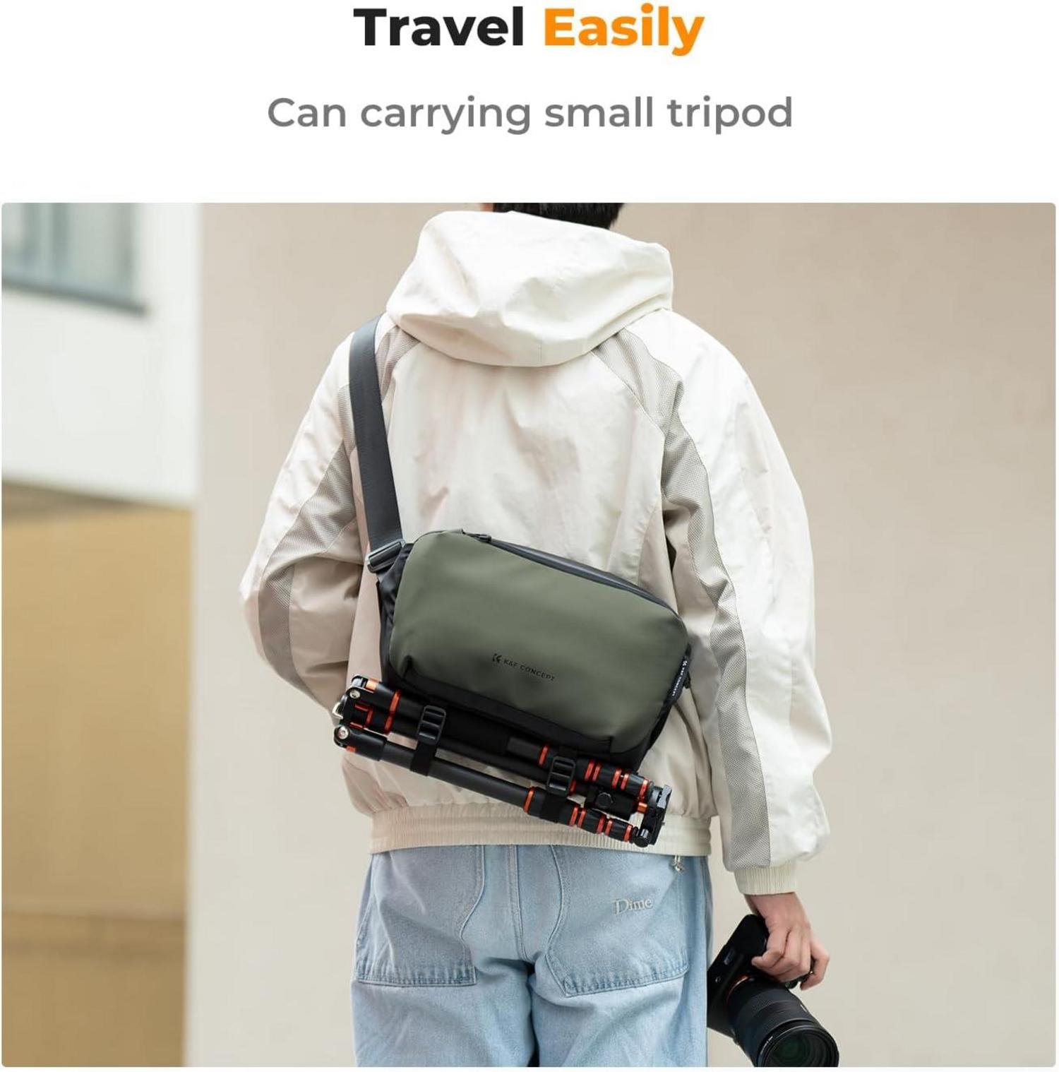 K&F Concept Kamera-Rucksack Schultertasche Passend für Canon Nikon Sony DJI