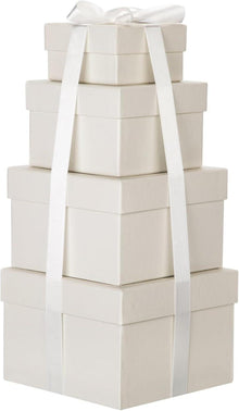 Aufbewahrungsbox mit Deckel für Geschenke, Spielzeug, 4er Set