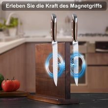 Messerblock Magnetisch Holz Messerhalter Aufbewahrung