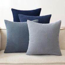 Dekorative Kissenhüllen Set 45x45 cm in Dunkelblau