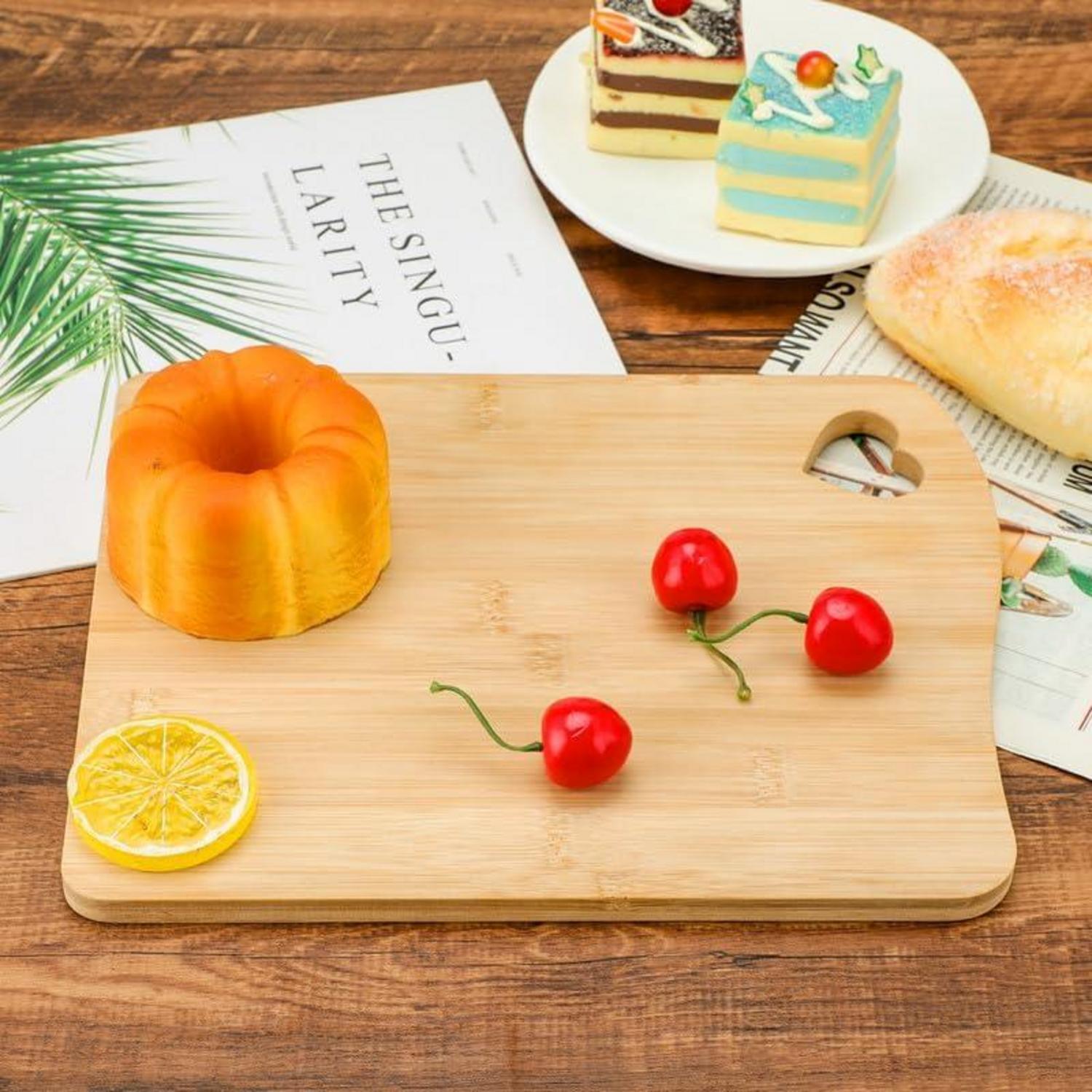 KAAYEE Oma Geschenk Bambus Schneidebrett 27x21 cm für Weihnachten Geburtstag Muttertag