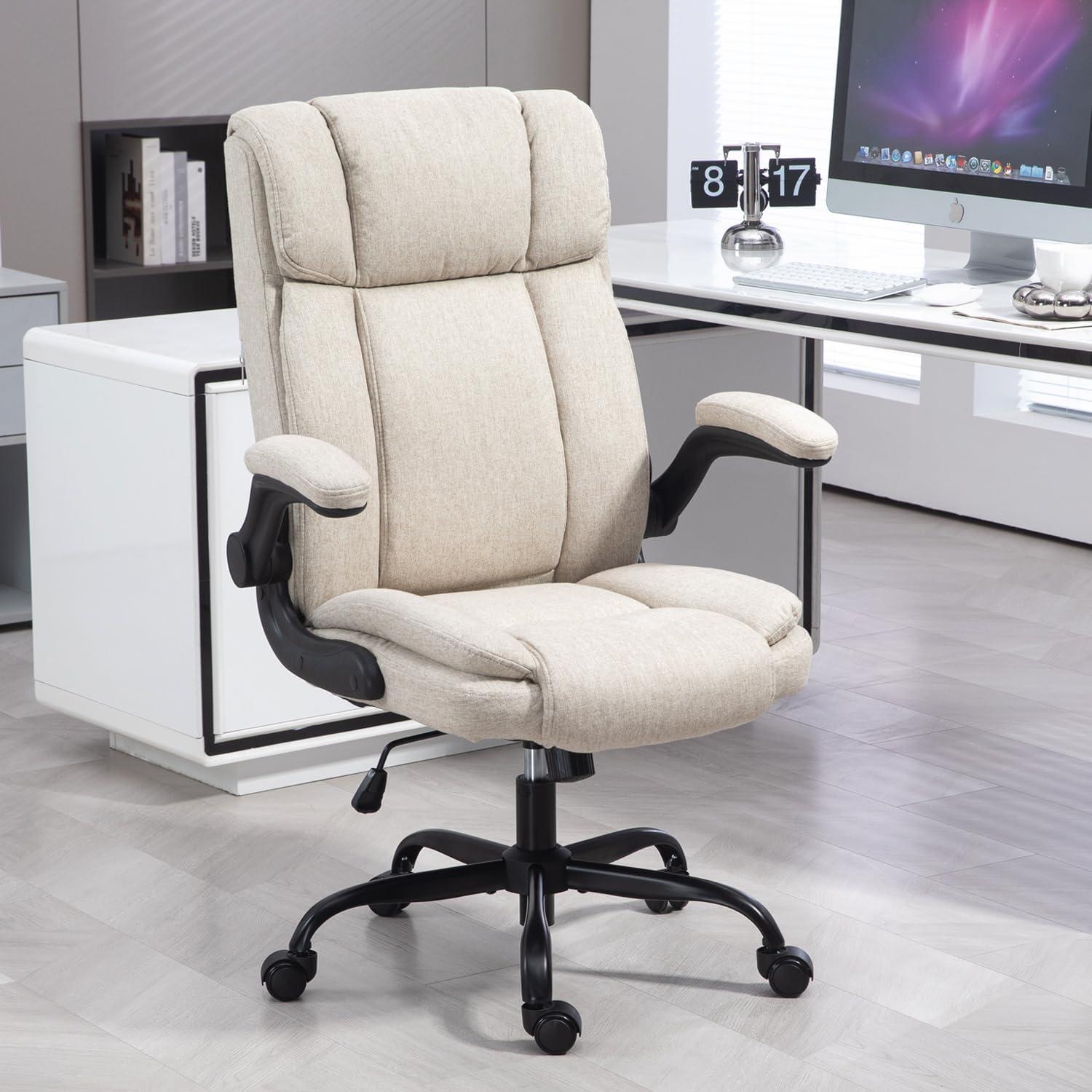 Ergonomischer Bürostuhl 150kg Belastbarkeit Stoff Armlehnen