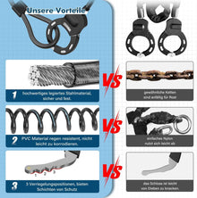 IMAYCC E-Scooter Schloss 100CM Handschellenschloss 14MM