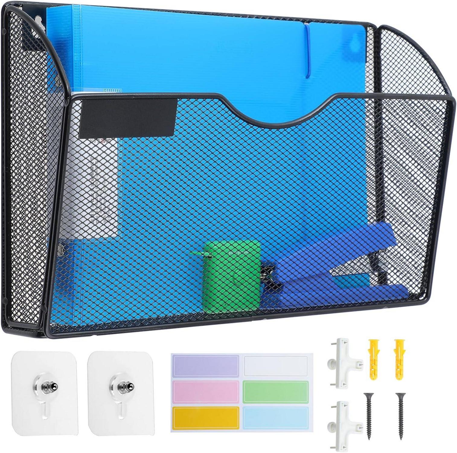 Wand-Aktenhalter Organizer A4, Zeitschriftenständer