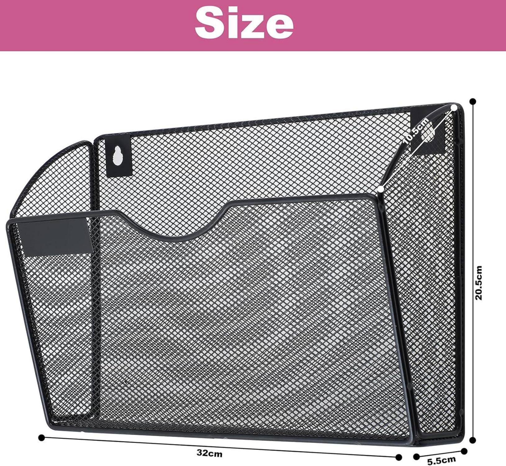 Wand-Aktenhalter Organizer Zeitschriftenständer A4