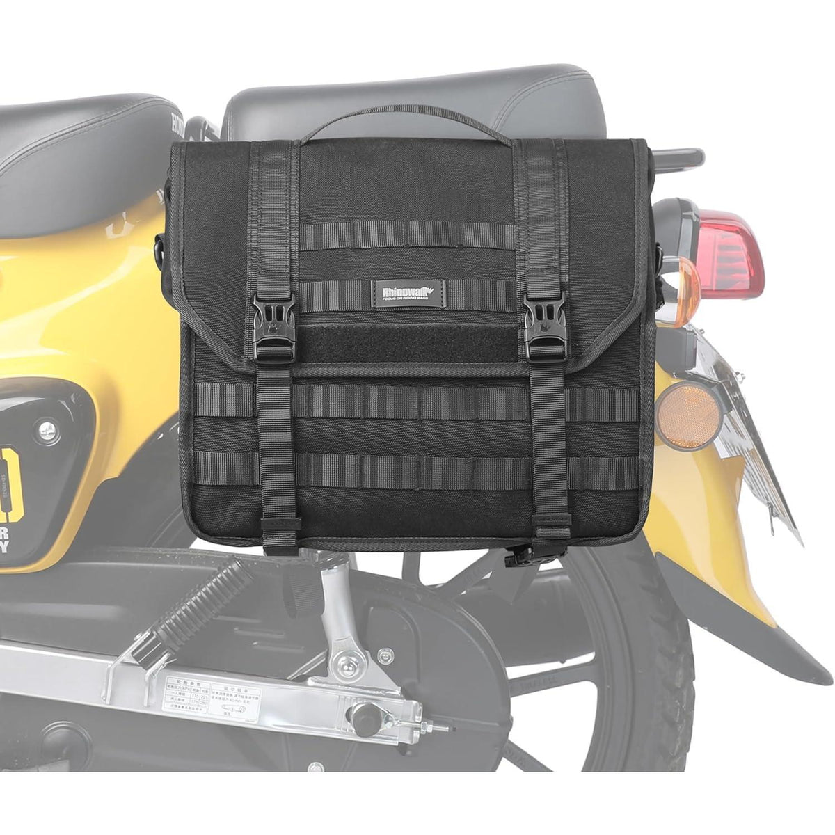 Motorrad Satteltaschen wasserdicht 13L Schnellverschluss schwarz