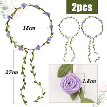 Blumenkranz Haarband Damen Mädchen Boho Hochzeit Party