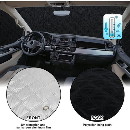 Thermomatte VW T5 T6 Innen – 8tlg. Sonnenschutz & Temperaturkontrolle