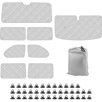 Thermomatte VW T5 T6 Innen – 8tlg. Sonnenschutz & Temperaturkontrolle