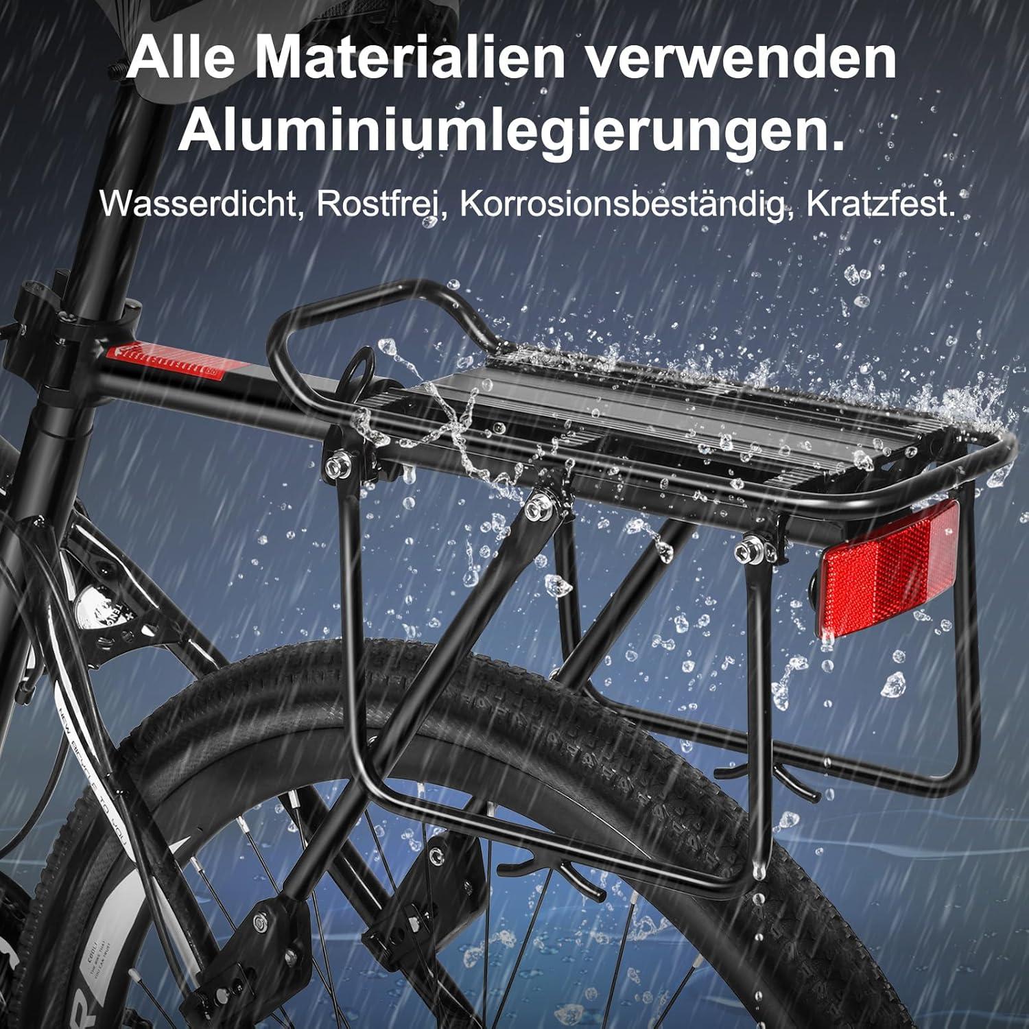 Toptrek Gepäckträger Mountainbike 24-29 Zoll Fahrrad Aluminiumlegierung 50 KG