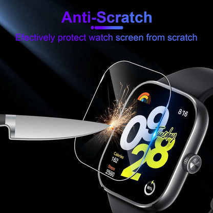 Displayschutzfolie für Xiaomi Redmi Watch 4 - 3er Pack 9H Anti-Bubble Klar