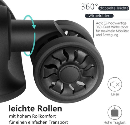 Hartschalen-Koffer Rollkoffer Reisekoffer Erweiterbar ABS TSA 4 Rollen