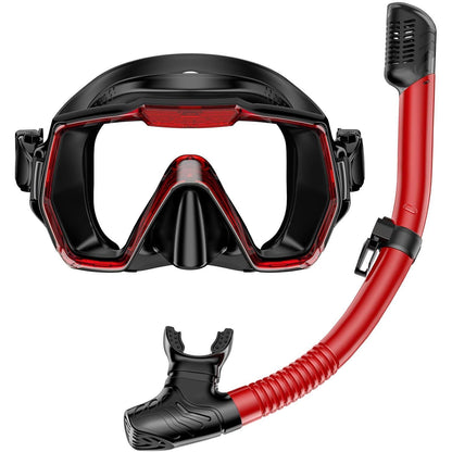 Schnorchelset Erwachsene Anti-Leck Anti-Beschlag Glaslinse