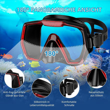 Schnorchelset Erwachsene Anti-Leck Anti-Beschlag Glaslinse