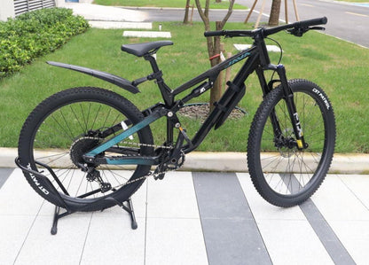 Fahrradständer Professional Schwarz 2 Stück für Mountainbike Rennrad