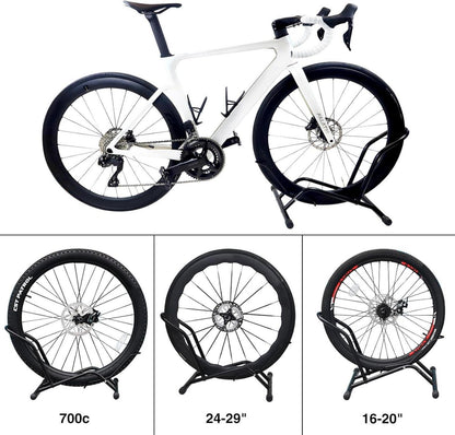 Fahrradständer Professional Bodenständer Halter Schwarz Mountainbike