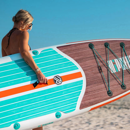 Niphean Stand up Paddle Board inkl. SUP Zubehör 320cm Wood Grain