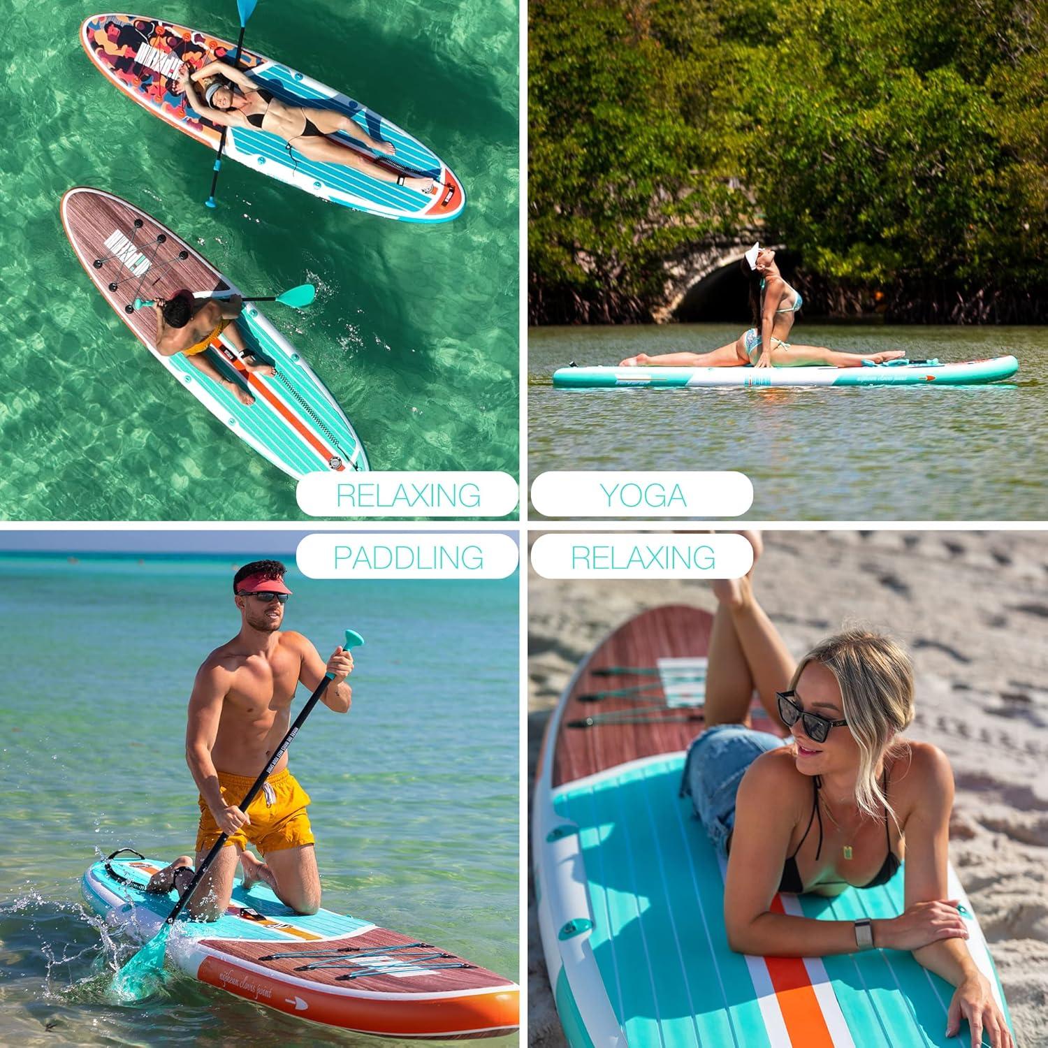 Niphean Inflatable Paddle Board 320cm SUP Zubehör Sitz Adults Stand up Paddling