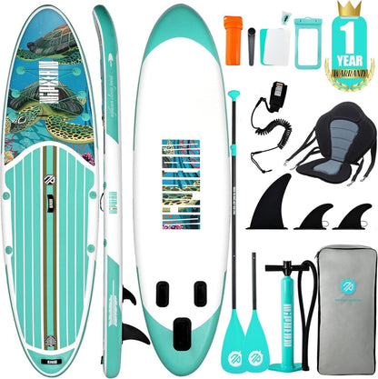 Niphean Stand up Paddle Board mit Zubehör, 320cm Inflatable SUP Board