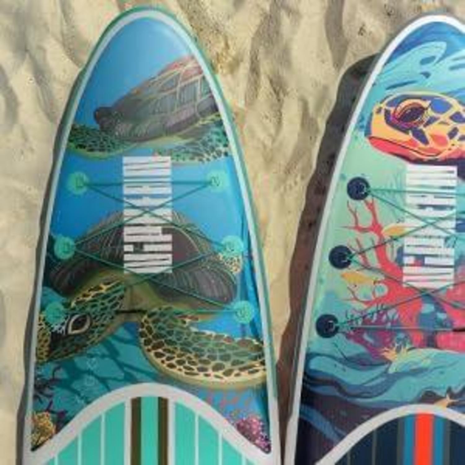 Aufblasbares Stand up Paddle Board für Erwachsene 320cm SUP Board Turtle Oasis