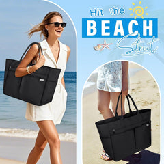 Strandtasche XXL Wasserdicht 40L für Familie Strand Pool