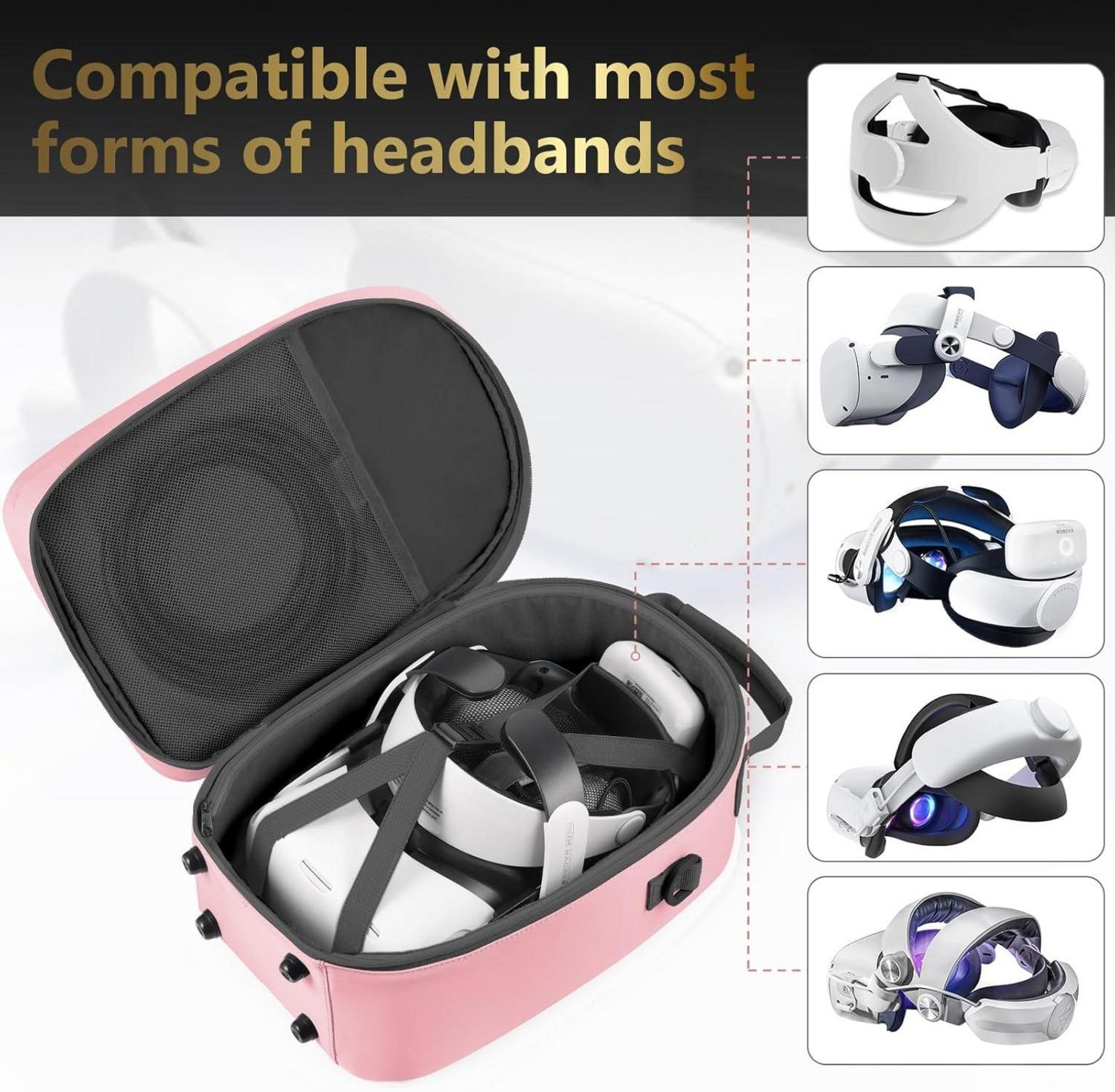 VR Tragetasche für Oculus Quest 2 mit Elite Strap & Zubehör