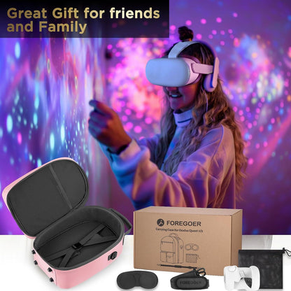 Groß Tragetasche für Meta Quest 3 Oculus Quest 2 mit Elite Strap Touch