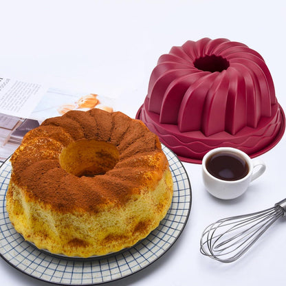 Silikon Gugelhupfform Ø 23 cm antihaftend Backform Kuchen Gelatine