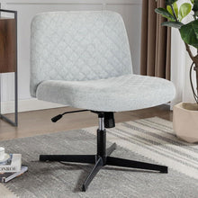Ergonomischer Bürostuhl ohne Armlehnen und Räder