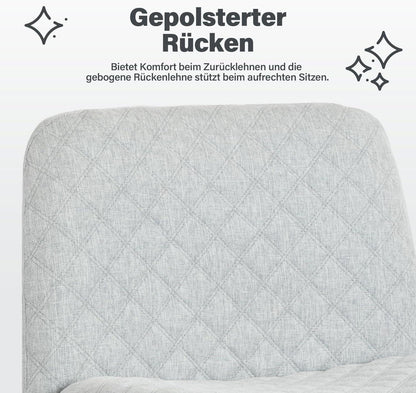 Ergonomischer Bürostuhl ohne Armlehnen Heavy Duty Metallbasis
