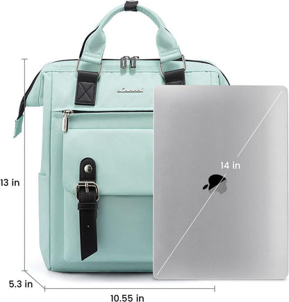 Kleiner Damenrucksack Wasserdicht 2-in-1 Frauen Modern Backpack