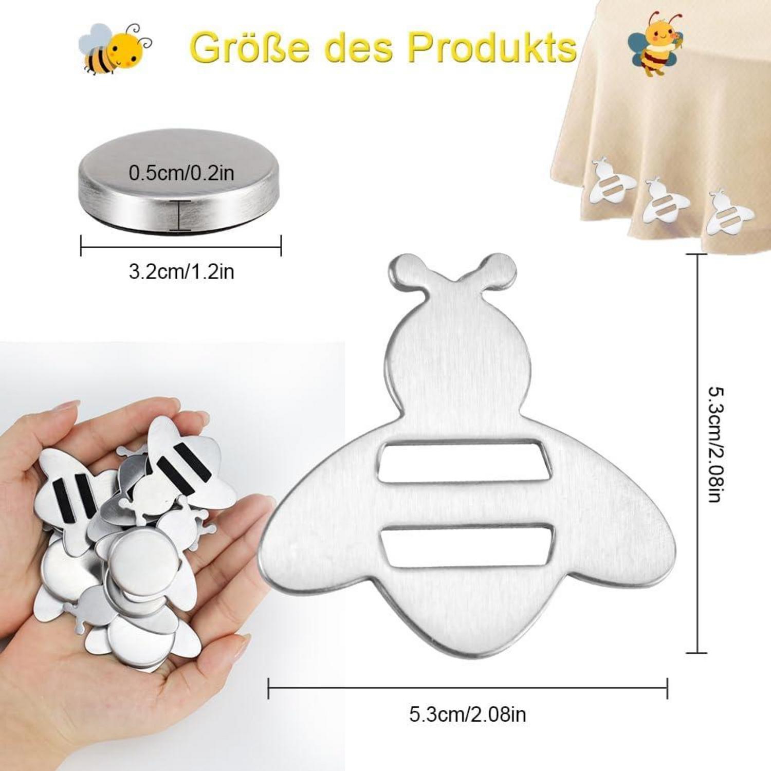 Magnetische Tischdeckenbeschwerer Edelstahl für Draußen, 8er Set