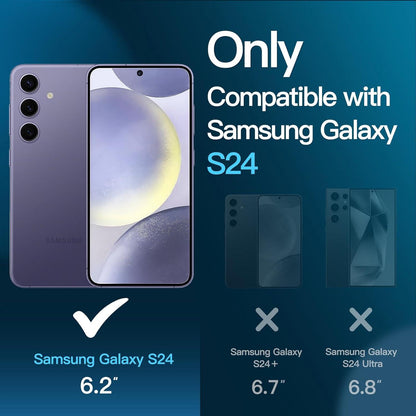 JETech Samsung Galaxy S24 5G Hülle 5-in-1 Set mit