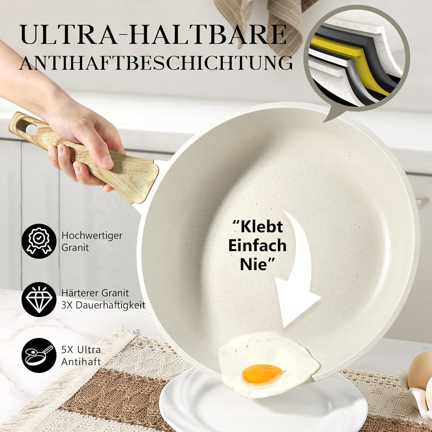 GiPP Antihaft Pfanne 24cm Granit Induktion PFOS/PFOA-frei