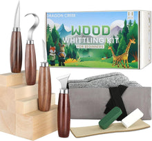 17-teiliges Dragon Creek Schnitzwerkzeug Set für Kinder