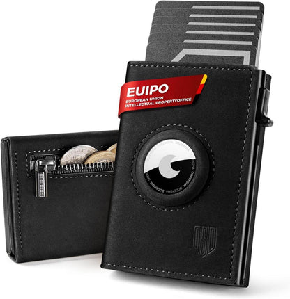 RFID Geldbörse mit Münzfach - AirTag Wallet für Herren