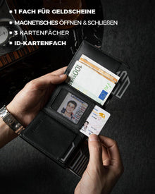 DODENSHA AirTag Geldbörse für Herren RFID Schutz 10+ Karten