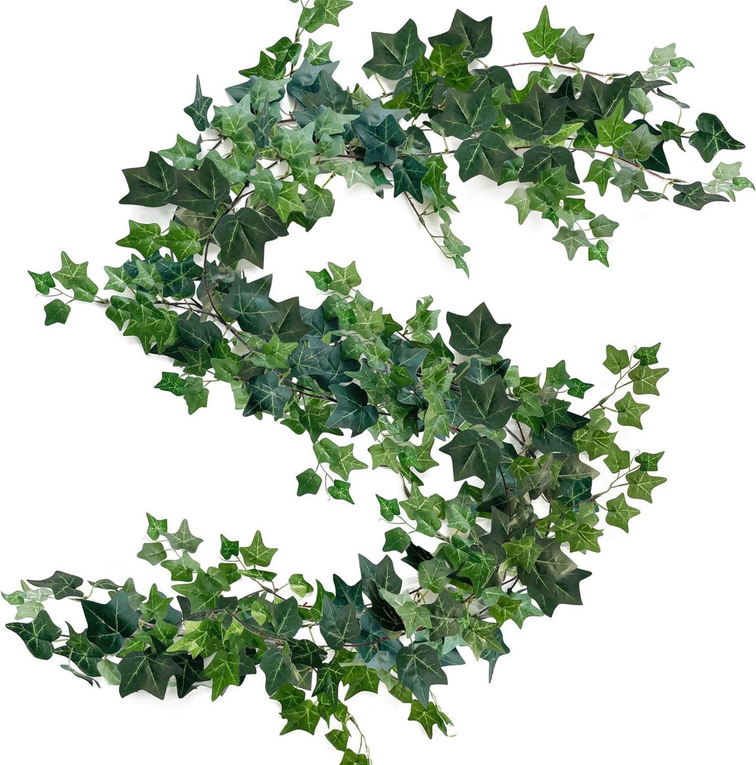 Künstliche Efeu Girlande Hängend Ranken Ivy Vines für Zimmer Balkon