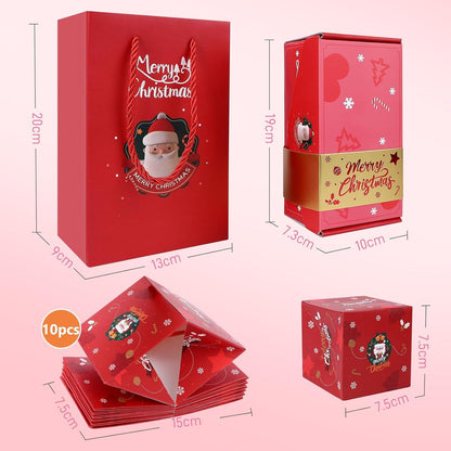 Überraschungsbox 10 Stk. Explosionsbox Geburtstag DIY