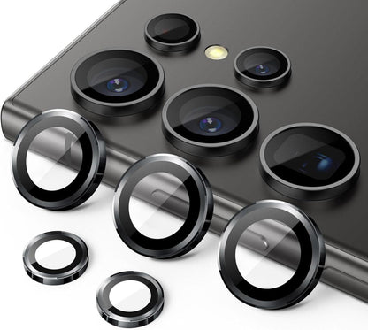 Kameraschutz Samsung Galaxy S24 Ultra 9H Gehärtetes Glas Metallring
